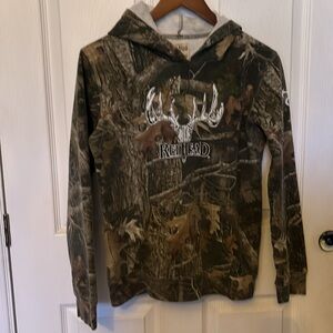 RedHead Camouflage Pullover Hoodie Sweatshirt Camo Hunting Youth XL backwoods
